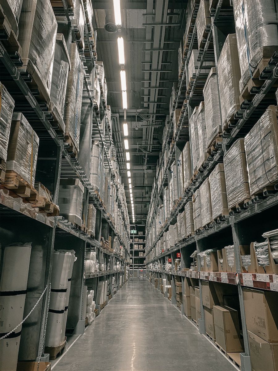 Warehouse and Forklift